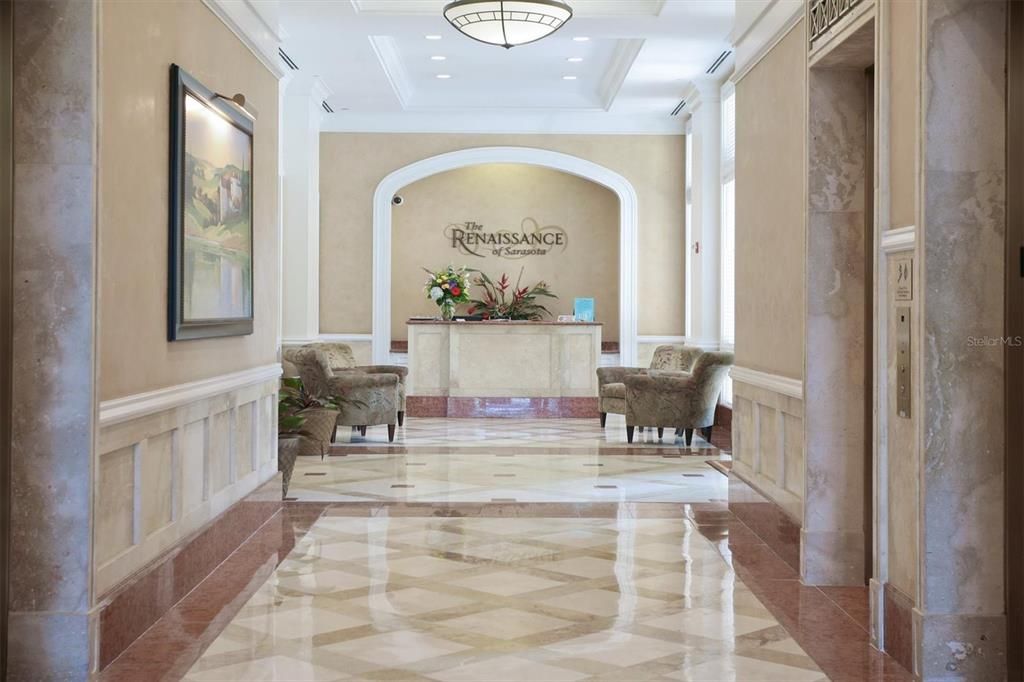 Lobby and concierge