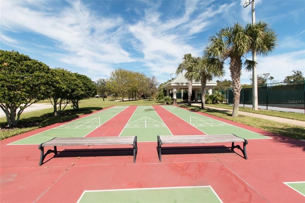 Shuffleboard & Tennis  & Basketball Courts & Playground & Pool