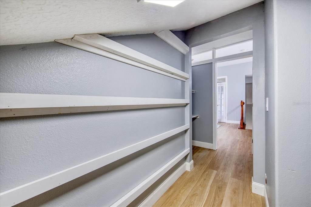 Extra Closet space in Primary Suite