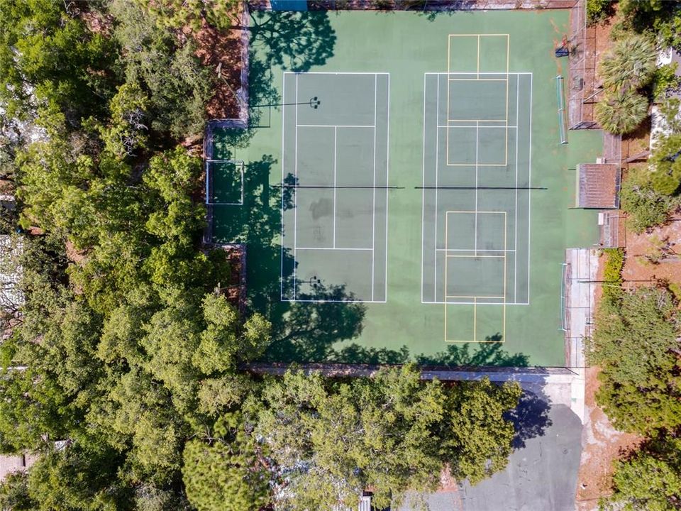 Tennis courts