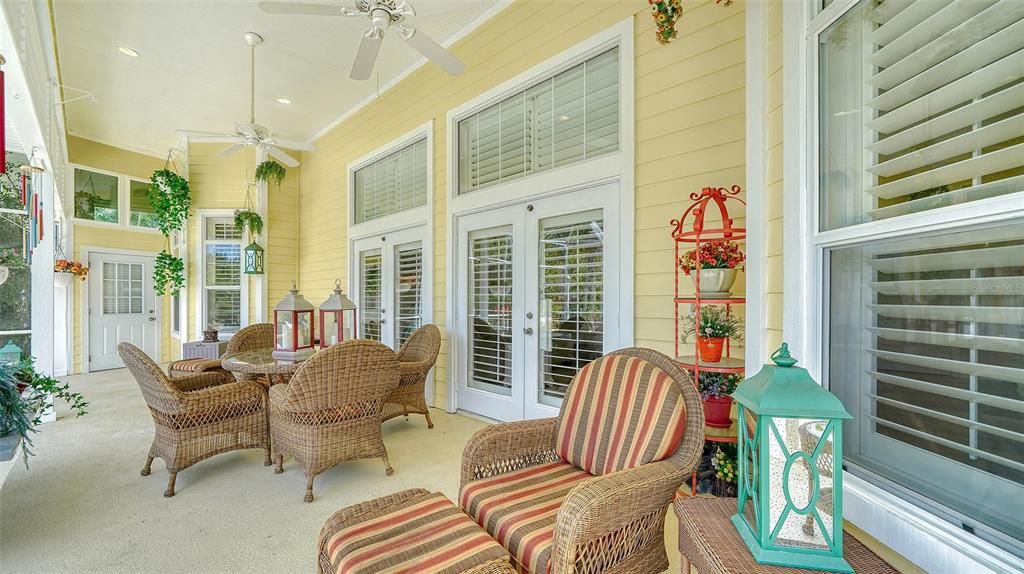 Screened porch for outdoor living
