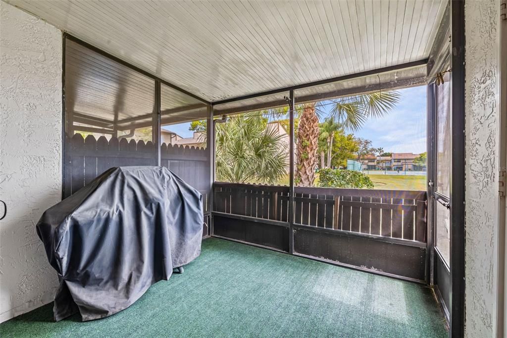 Screened patio