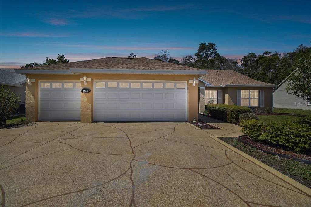 Beautiful finish on the driveway