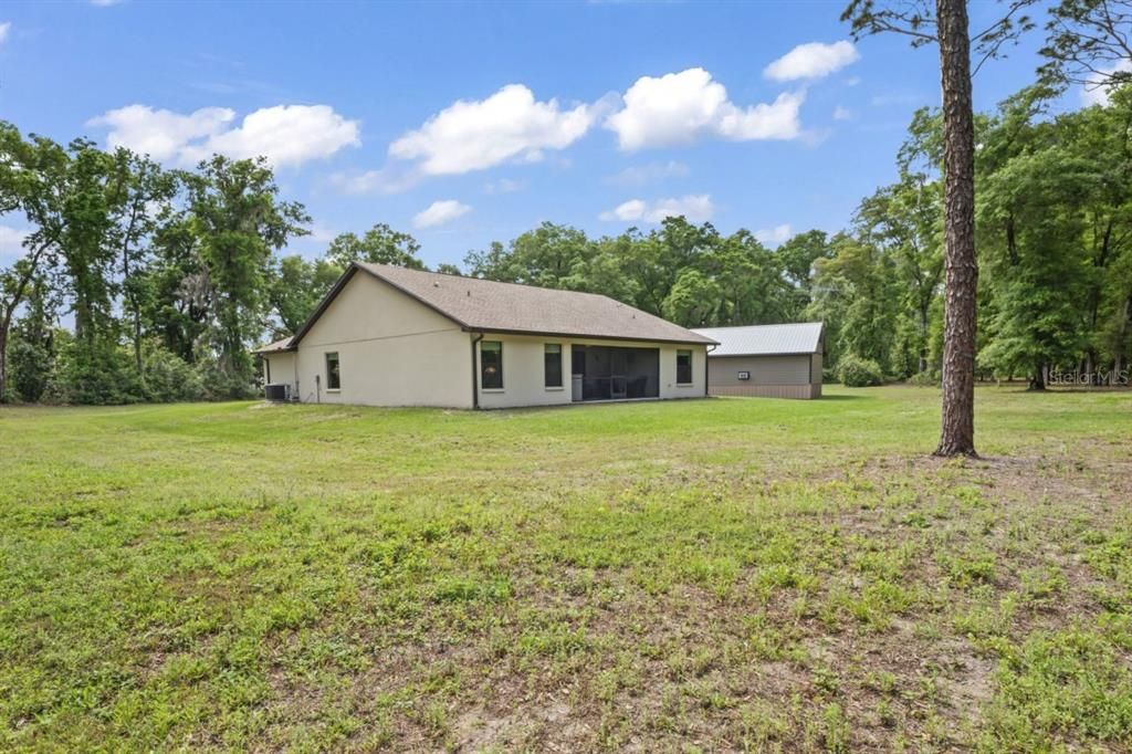 View rear of home