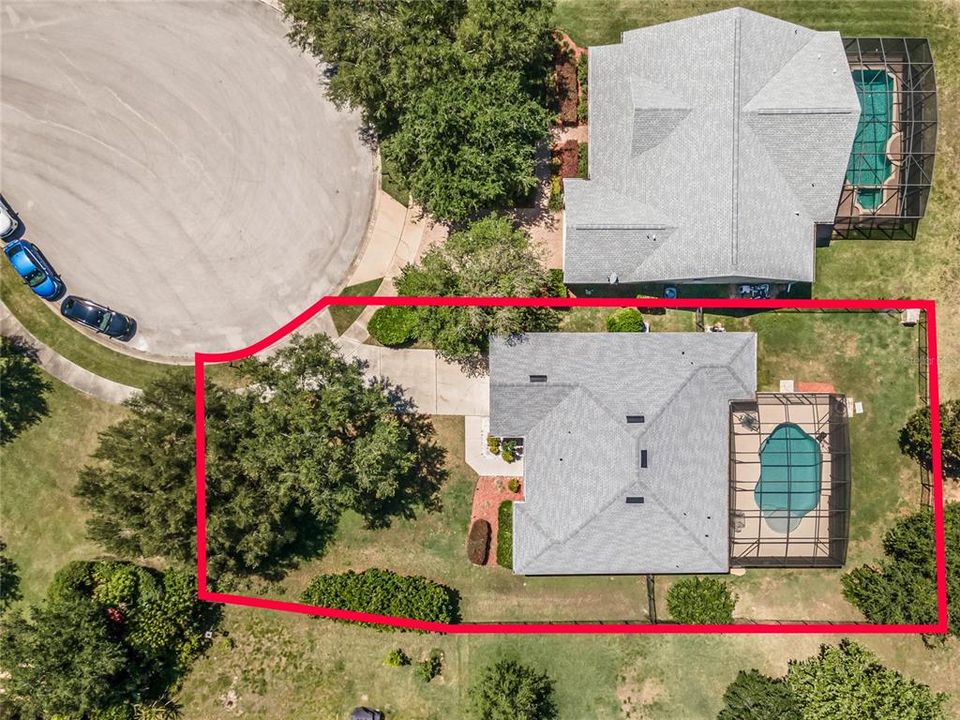 Aerial with Approx Property Lines