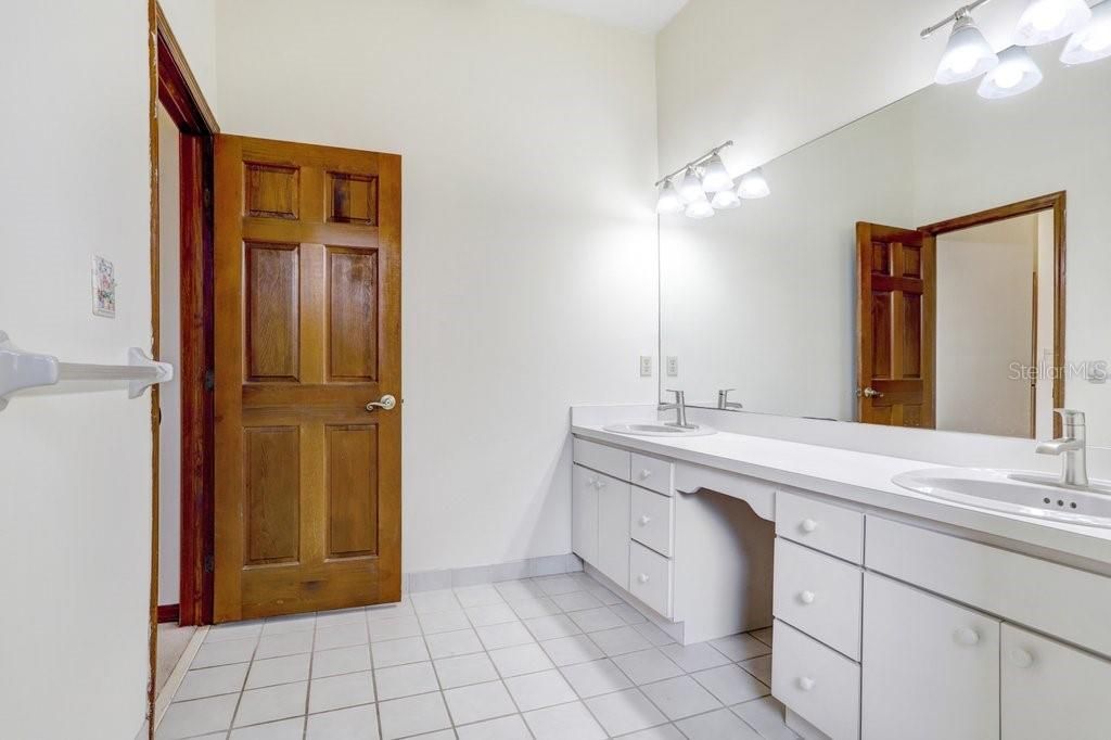Primary Bathroom with Dual sinks