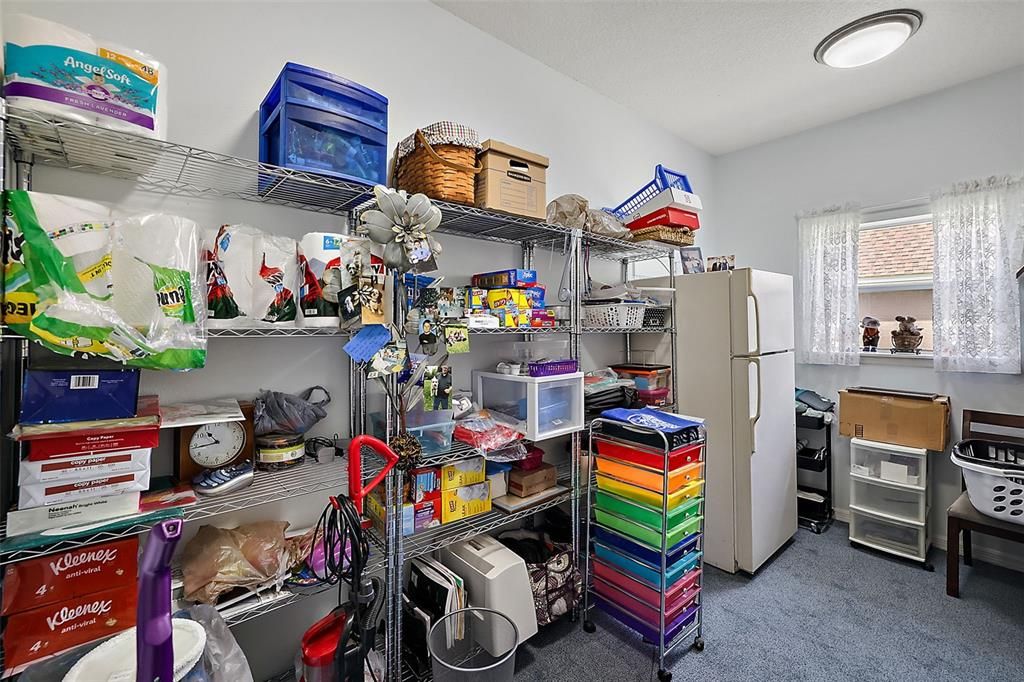 This room has numerous options; studio, storage, exercise room, office?