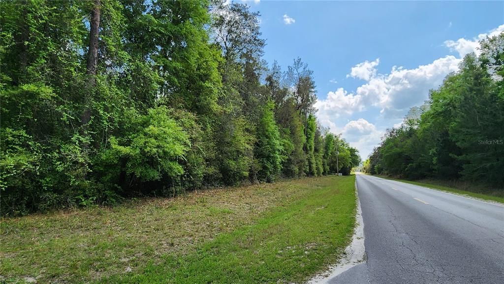 Paved Road Frontage