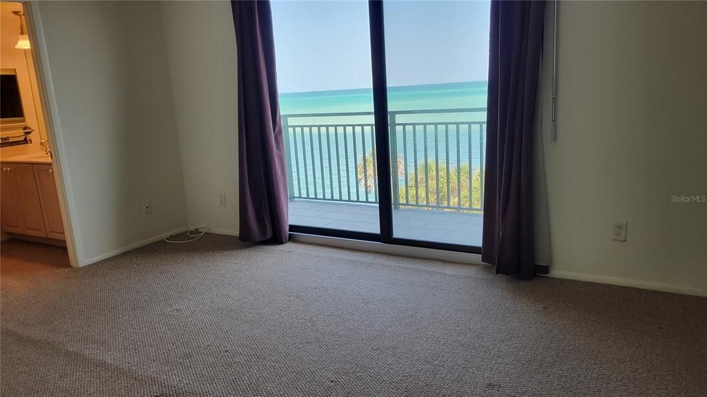 main bedroom with lanai overlooking the Gulf