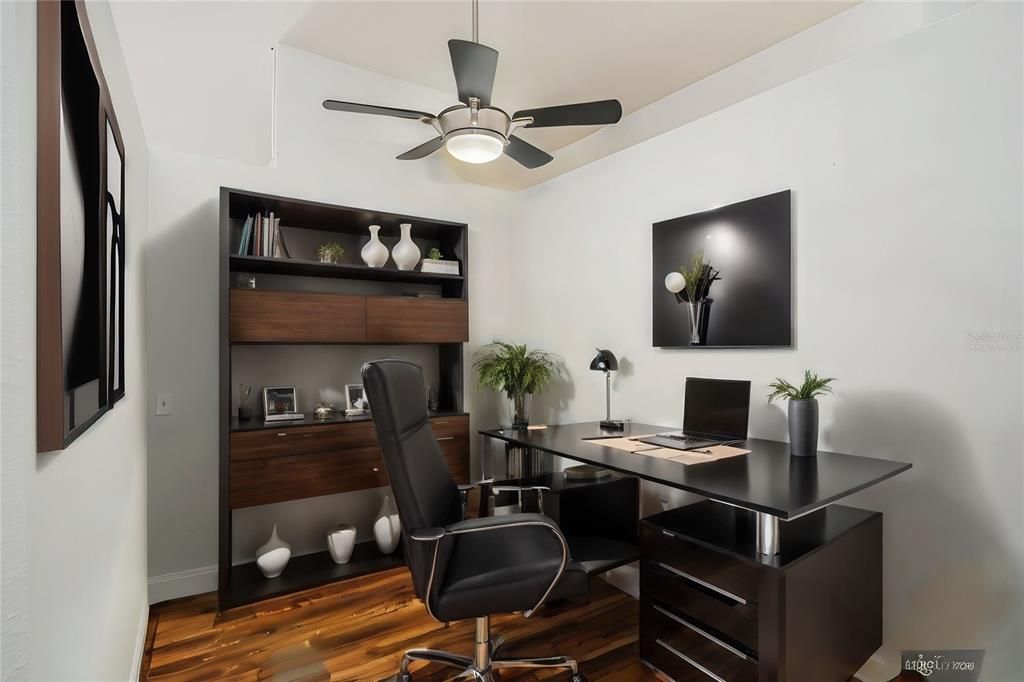 Virtually Staged Office/Den