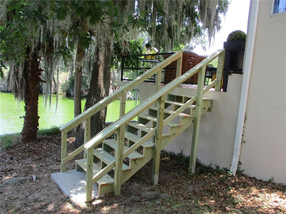 Steps off Patio