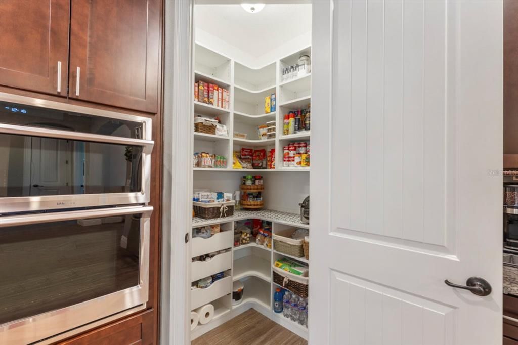 Kitchen Pantry with Custom California Closet System