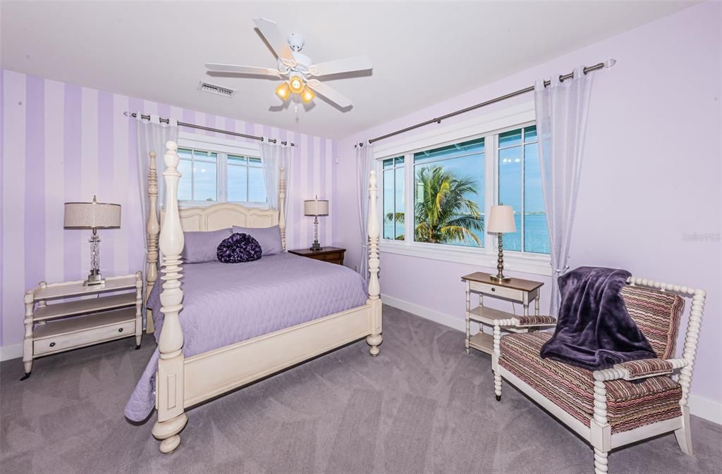 Bedroom 3 with beautiful water views!