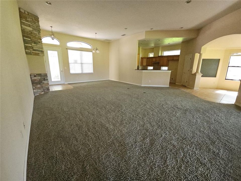 The Living space does provide room for Formal Dining as well and is close to Dinette and Kitchen.