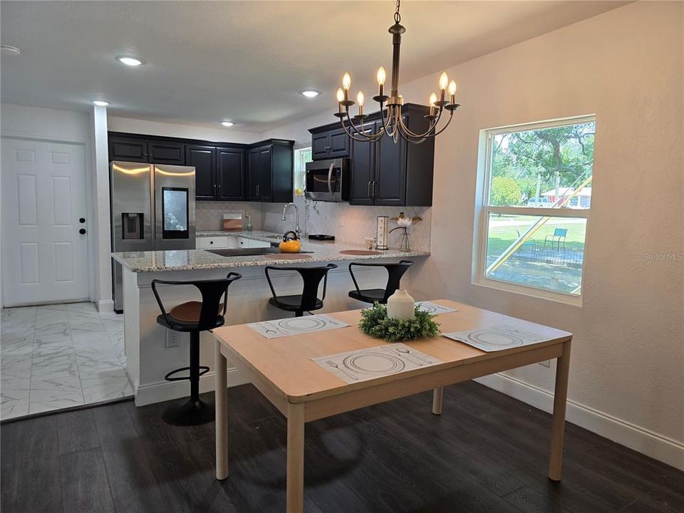 Dining with Open Floor Plan