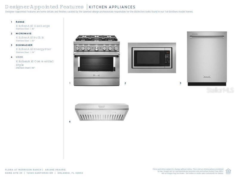 KitchenAid appliances