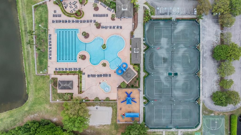 Community Pool and Tennis courts