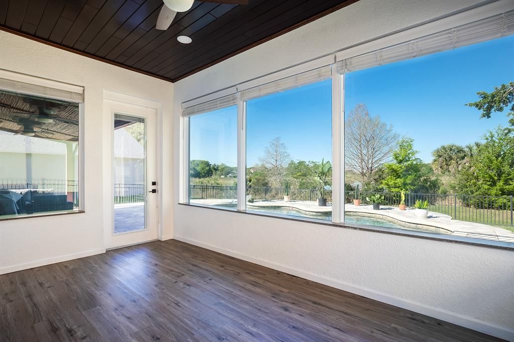 Gorgeous vistas from Sunroom built in 2021.