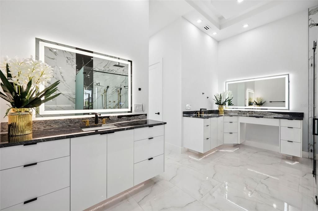 Dual Sinks in Master Bath