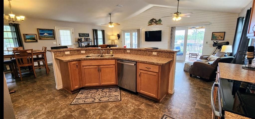 Brand New Appliances and PLENTY of elbow room in this well designed kitchen.