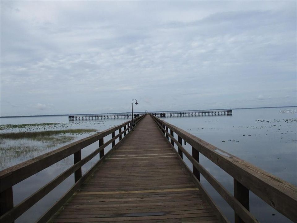 The pier at ILE. The longest freshwater pier in FL.