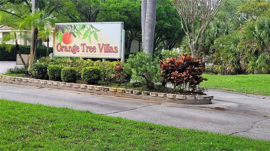 Entrance to Orange Tree Villas