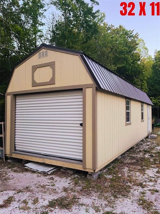 32x11 ft shed