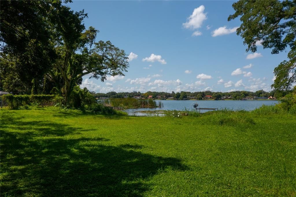 Looking back to Lake Pineloch from this 1.34 Acre Lot