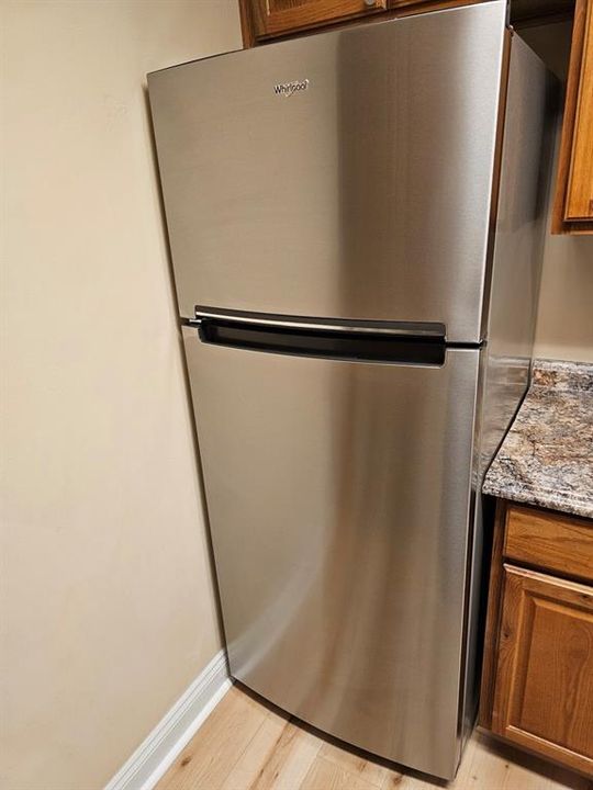 New Stainless Whirlpool Refrigerator
