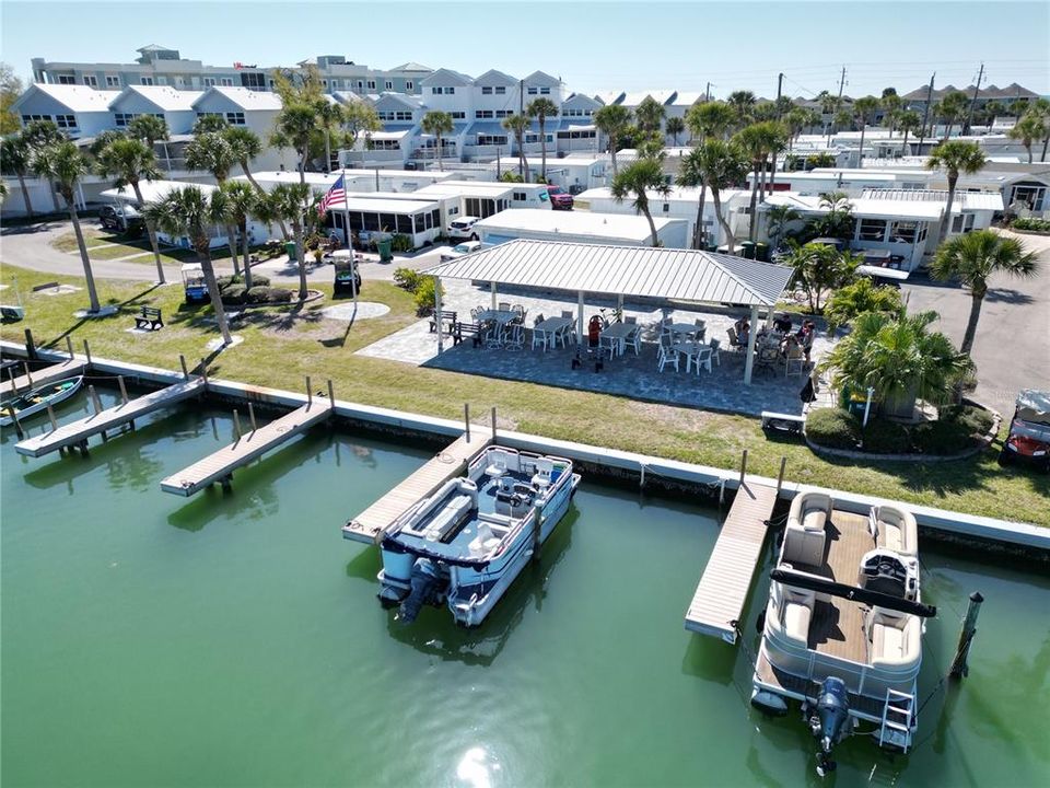 Docks and Pavilion on Lemon Bay
