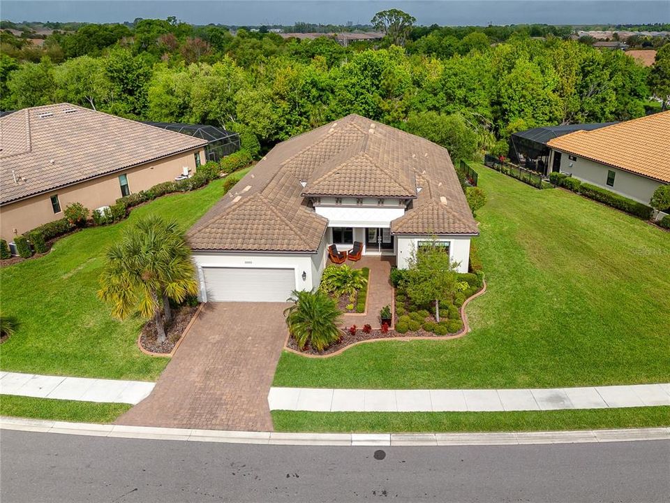 Aerial View Of Home and Conservation Area