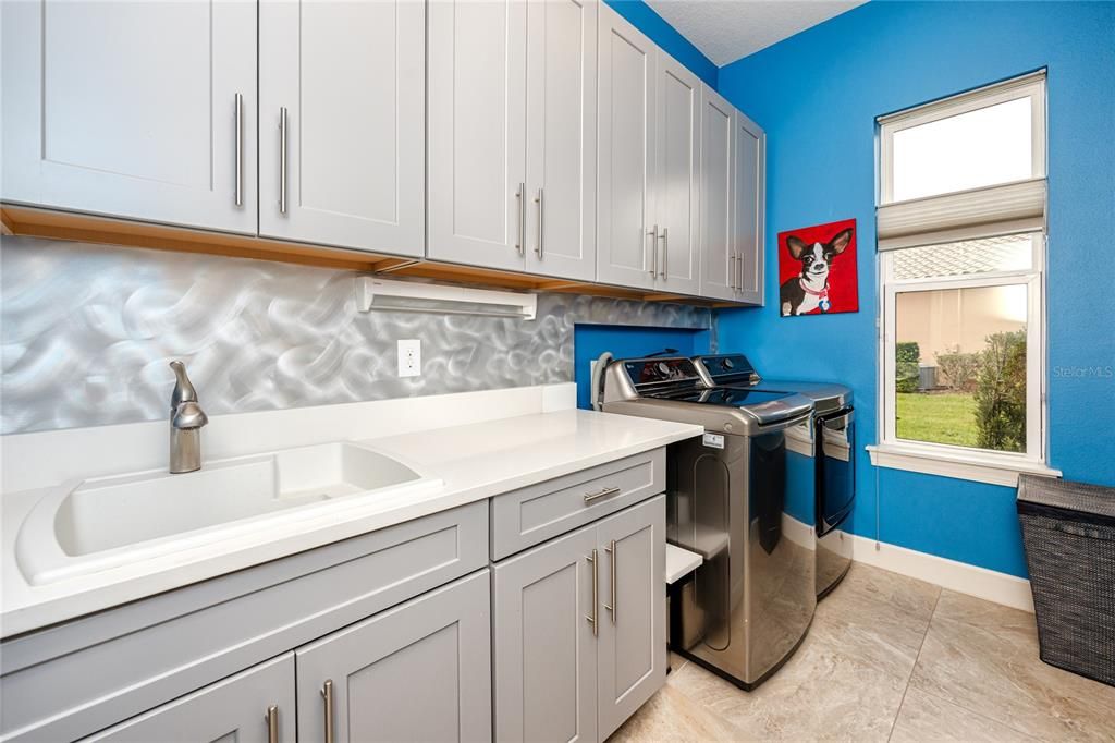 Utility Room with Lots of Storage Cabinets