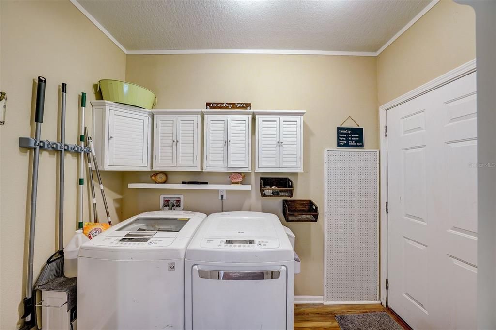 Laundry Room, Entry to Rear Deck