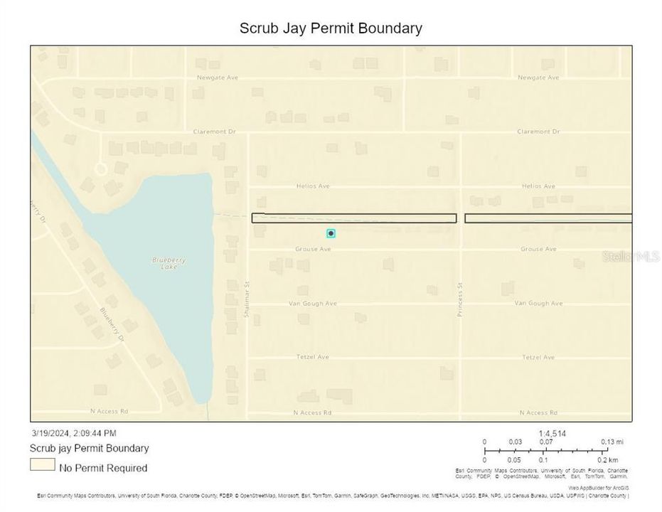 Scrub Jay Map