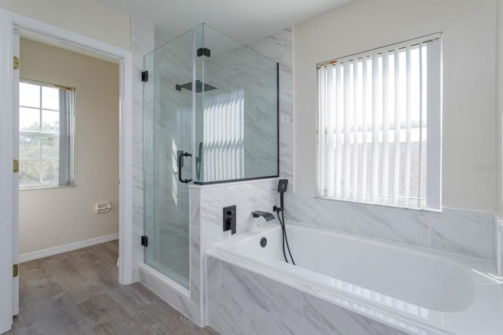 Primary Bath - Separate Shower & Tub