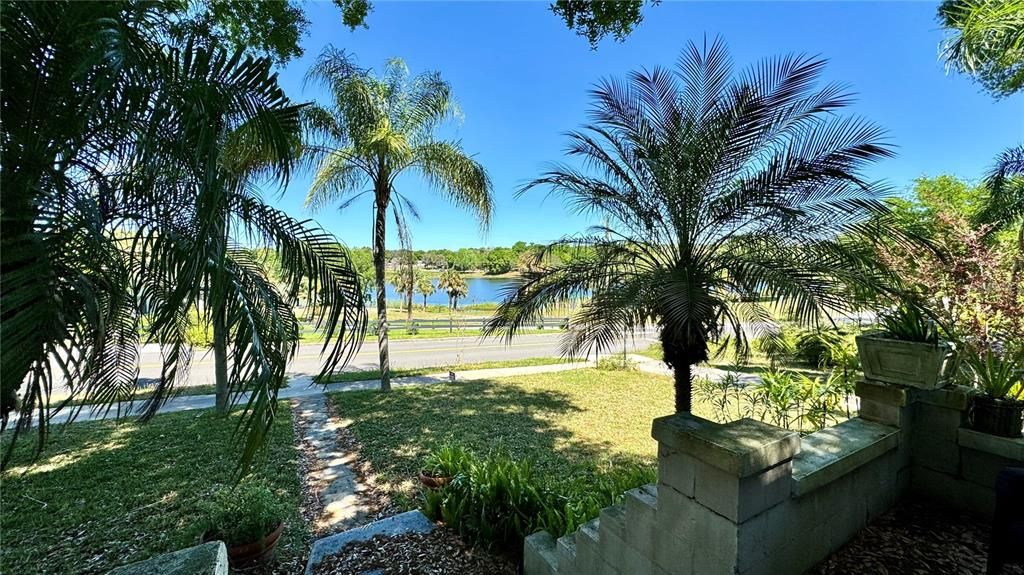 View of Lake Gracie from front porch.