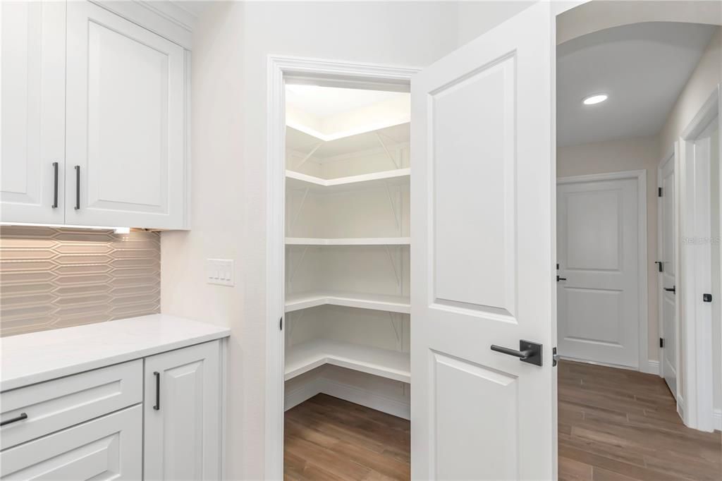 huge pantry in kitchen