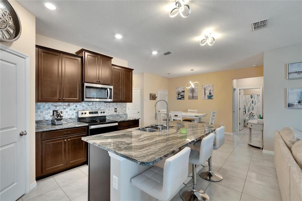 Kitchen; Pantry Closet on left