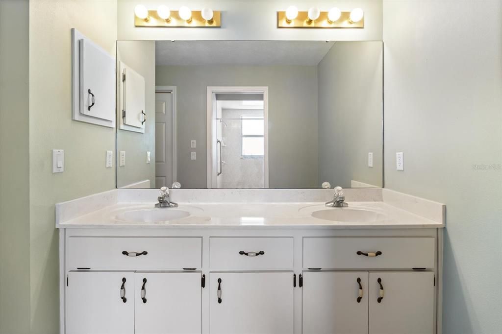 Master Bathroom with Dual Sinks