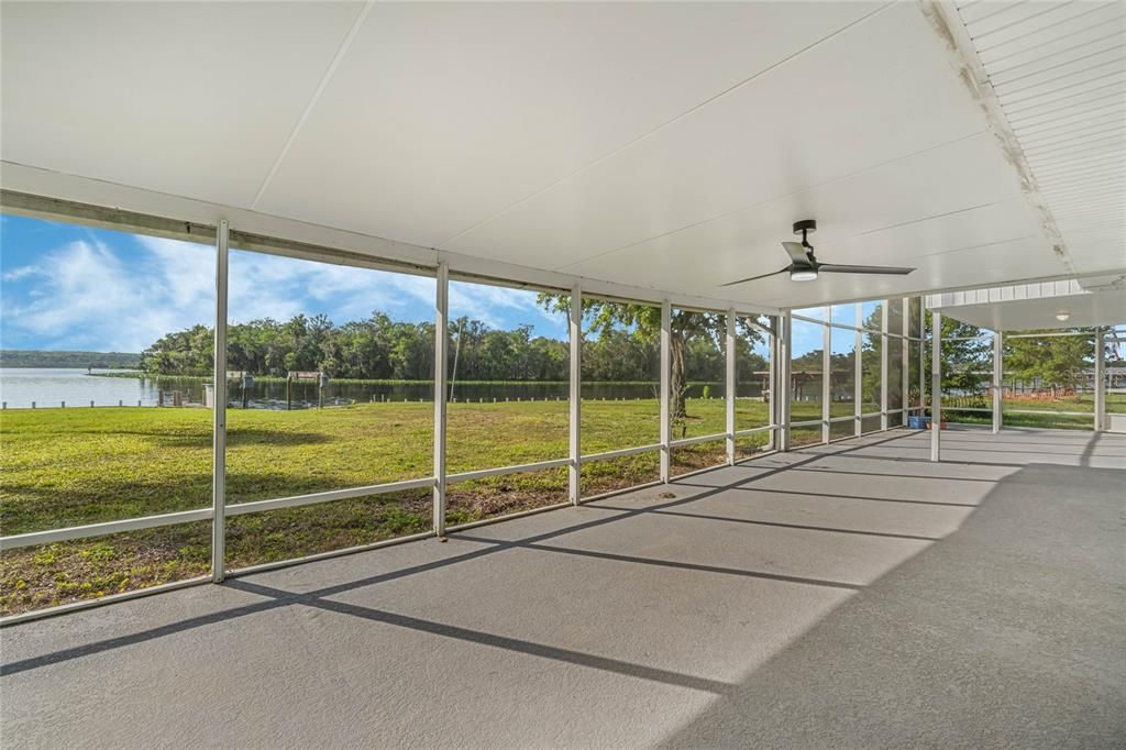 65' back screened porch