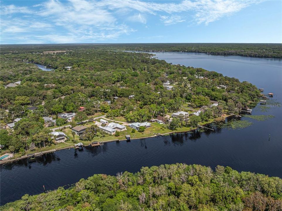 St. Johns River leading into Lake Beresford