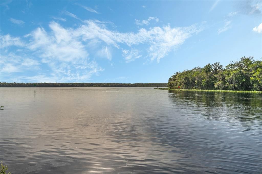 View of St. Johns River and Lake Beresford