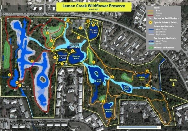 Lemon Creek Nature Preserve Map