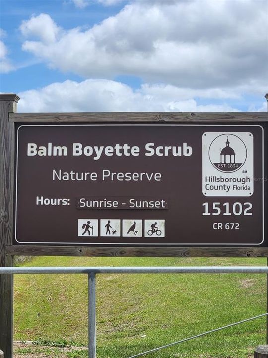Balm Boyette Scrub - mountain bike trails