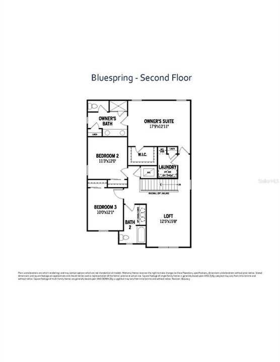 Second Floor Floorplan