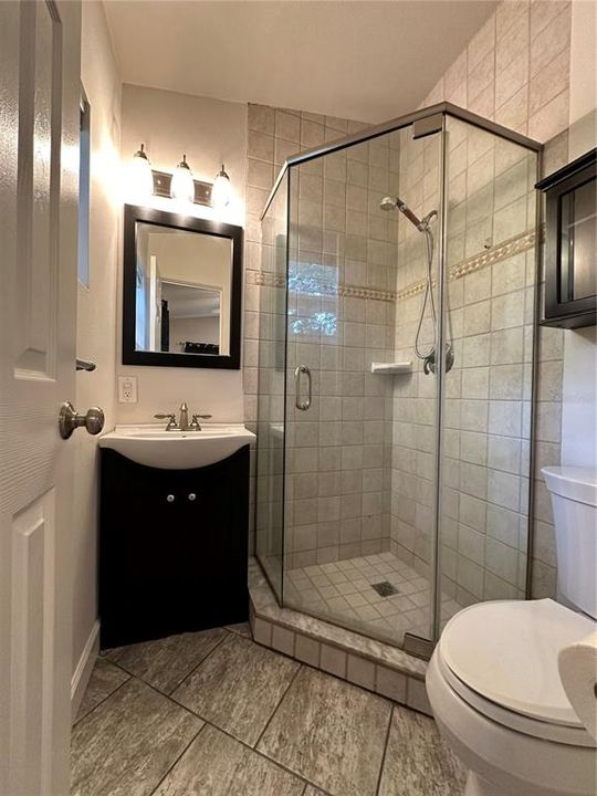 Master Bathroom with Tile Shower
