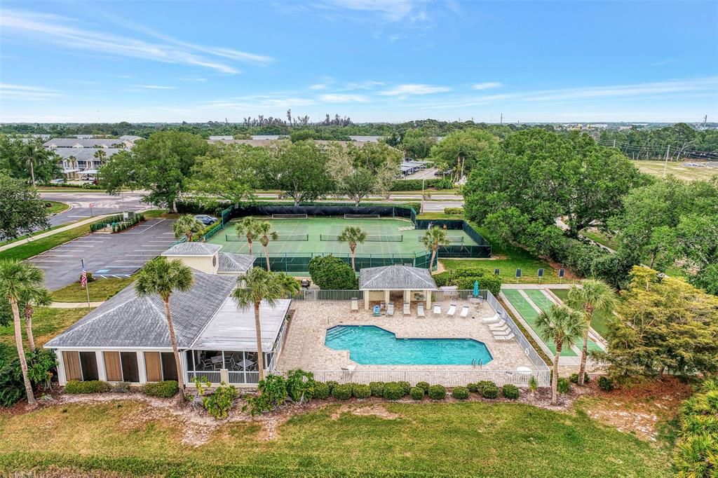 Community Heated Pool, Clubhouse, Tennis Courts short distance from your condo.