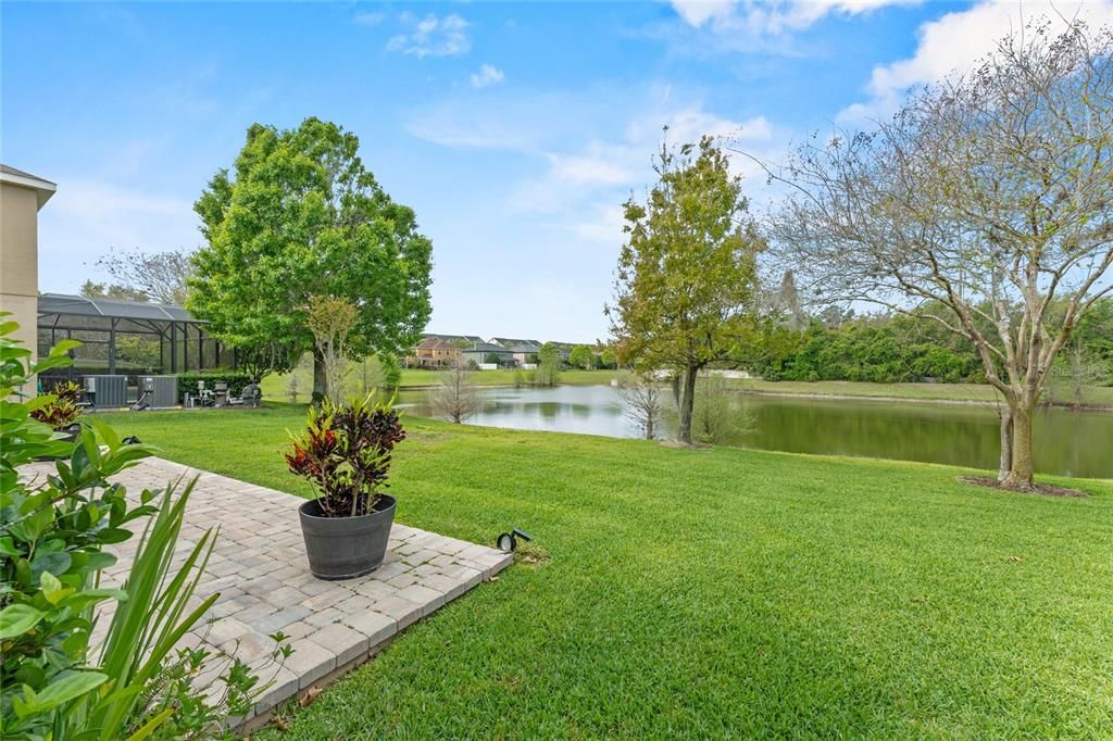 Your backyard oasis offers serene pond views from every angle!