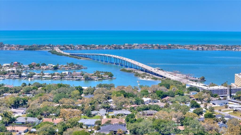The Gulf of Mexico, Sand Key Barrier Island, Intracoastal, The Belleair Causeway & Boat Ramp