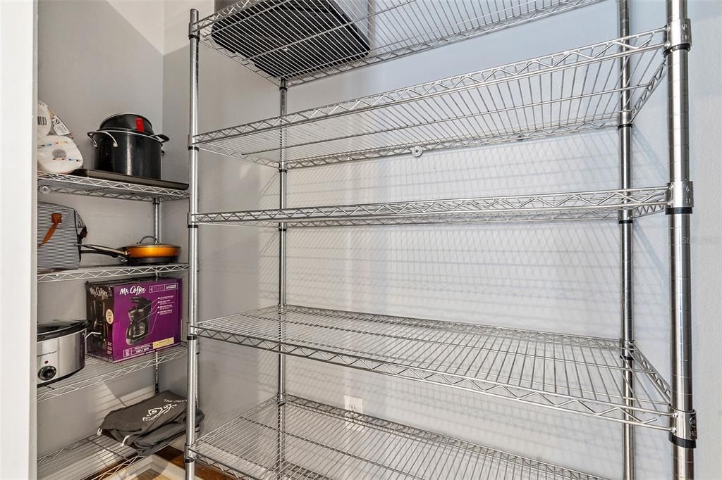 Extra pantry space!